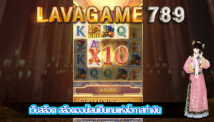 เว็บสล็อต สล็อตออนไลน์เป็นเกมแห่งโอกาสทำเงิน